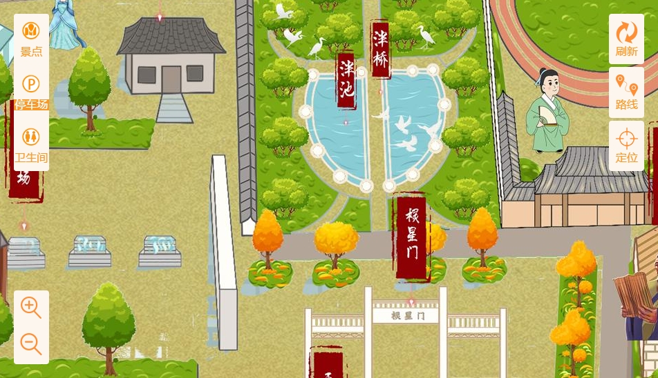 鹿寨手绘地图景区语音讲解导览系统：智慧景区建设的基石