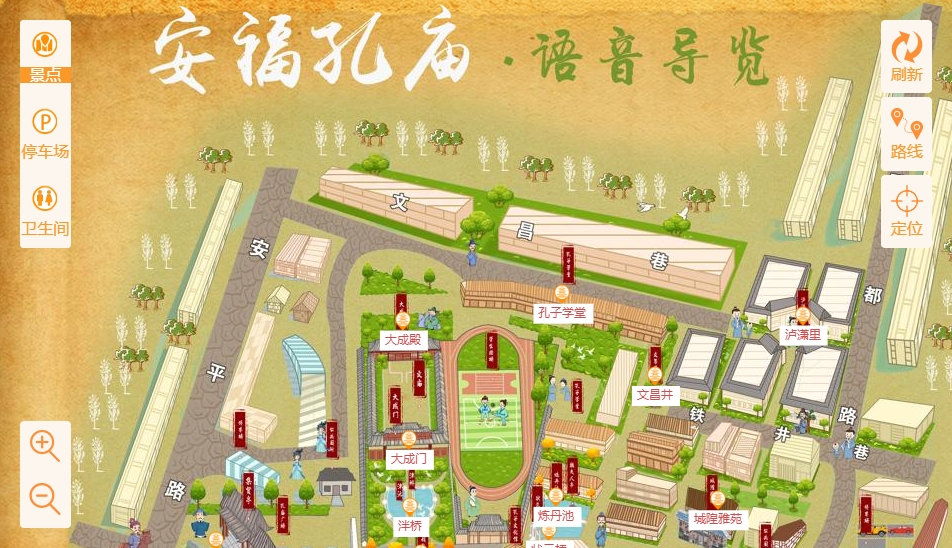 鹿寨手绘地图：智慧景区智能化服务的延伸